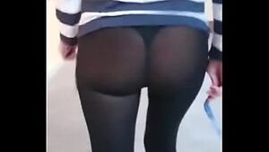see through bending over in yoga pants